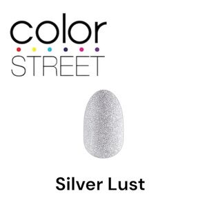 3 FOR $35: COLOR STREET Nail Strips - Silver Lust